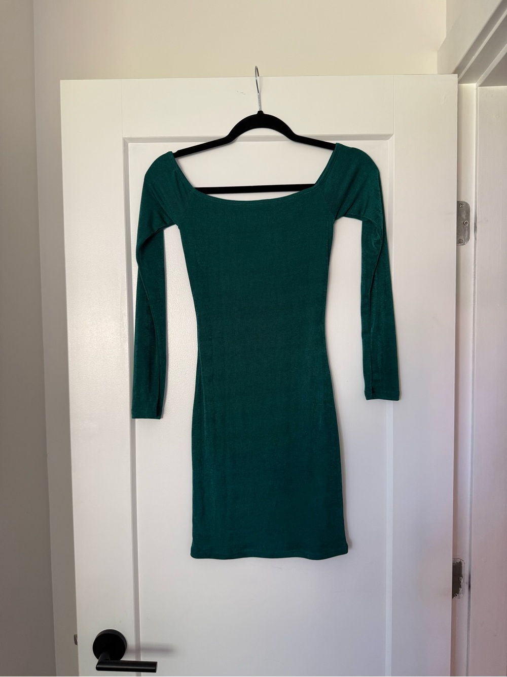 Princess Polly Teal Green Long-Sleeve Bodycon Dress